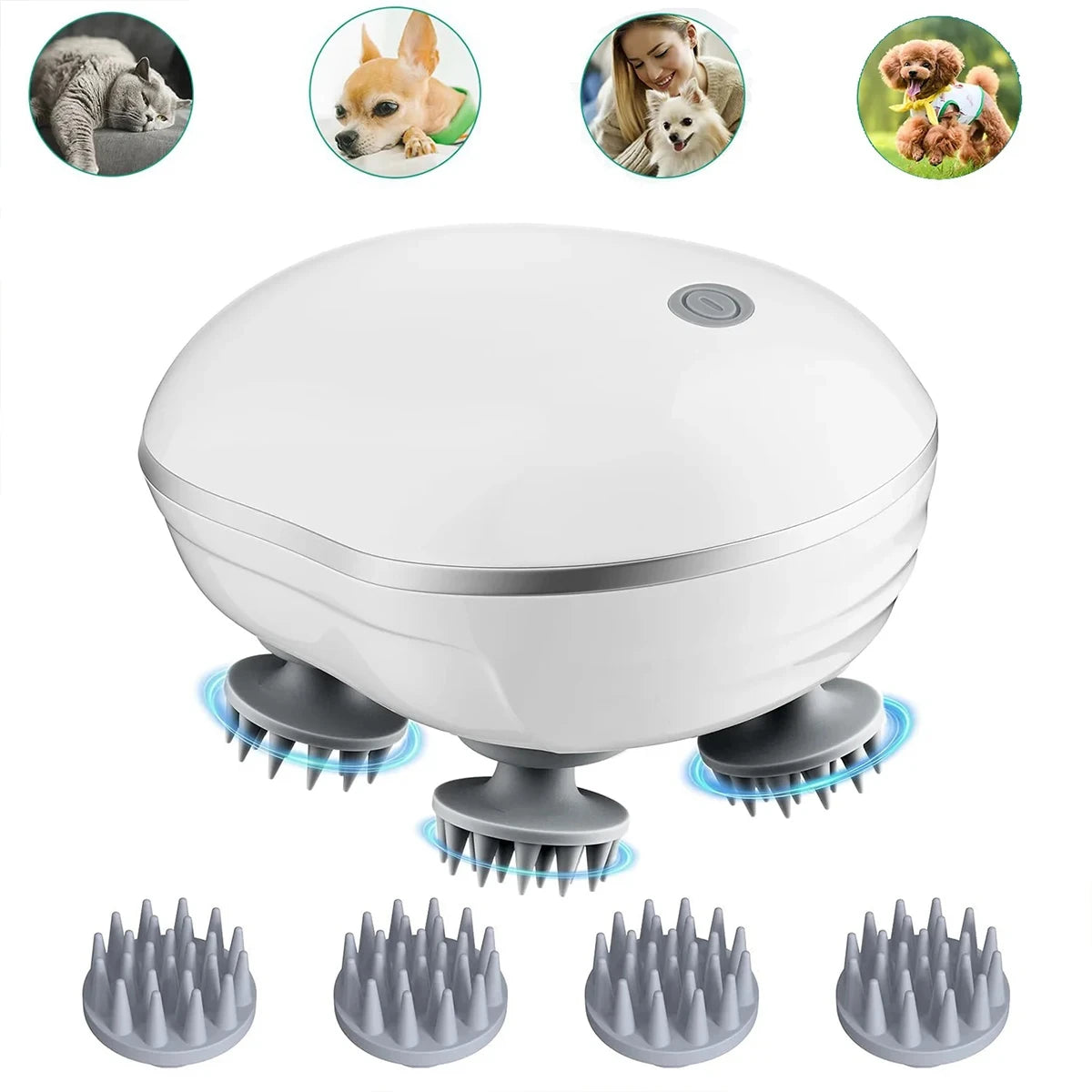 Cordless Deep-Kneading Scalp Massager