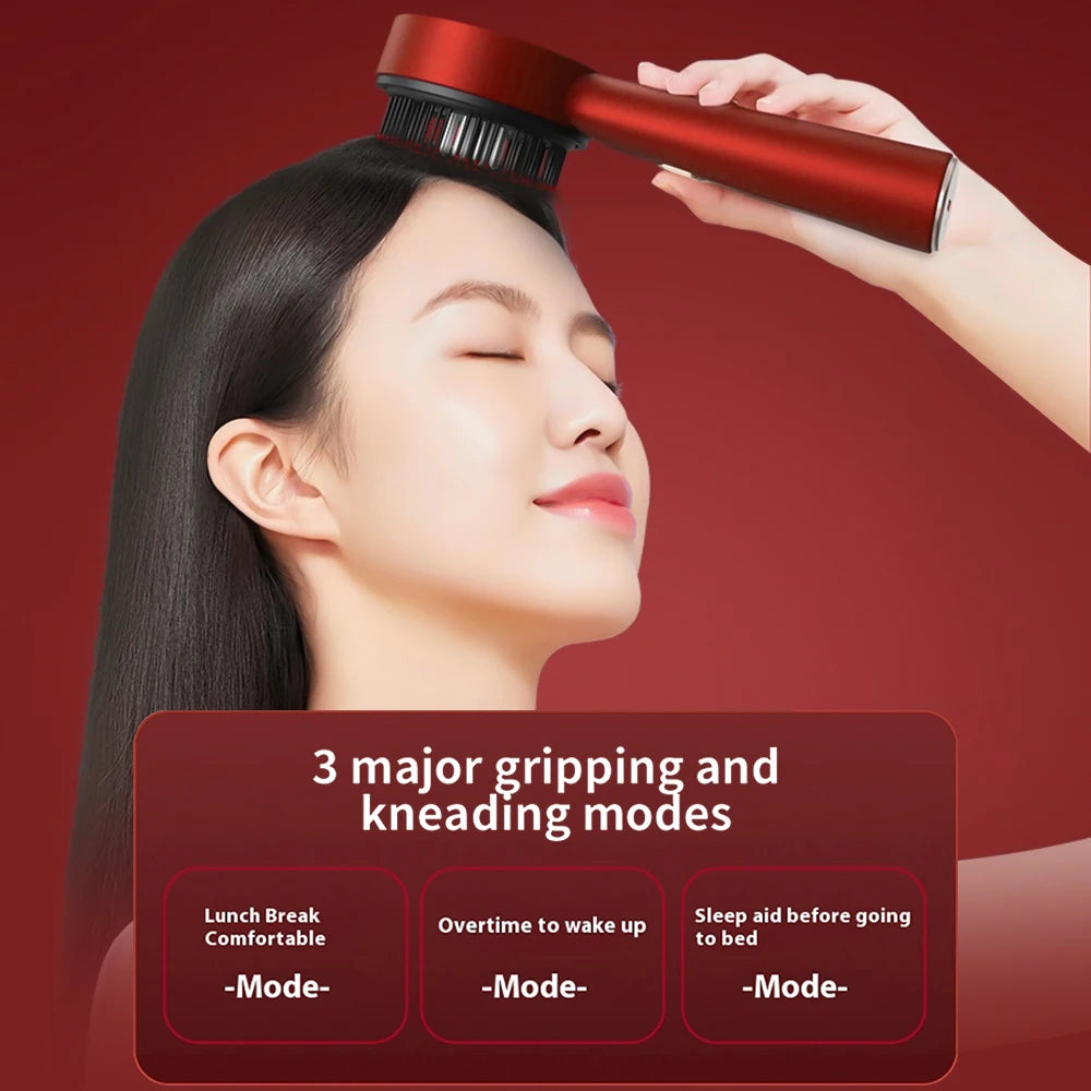 Serum-Dispensing Scalp Massage Comb
