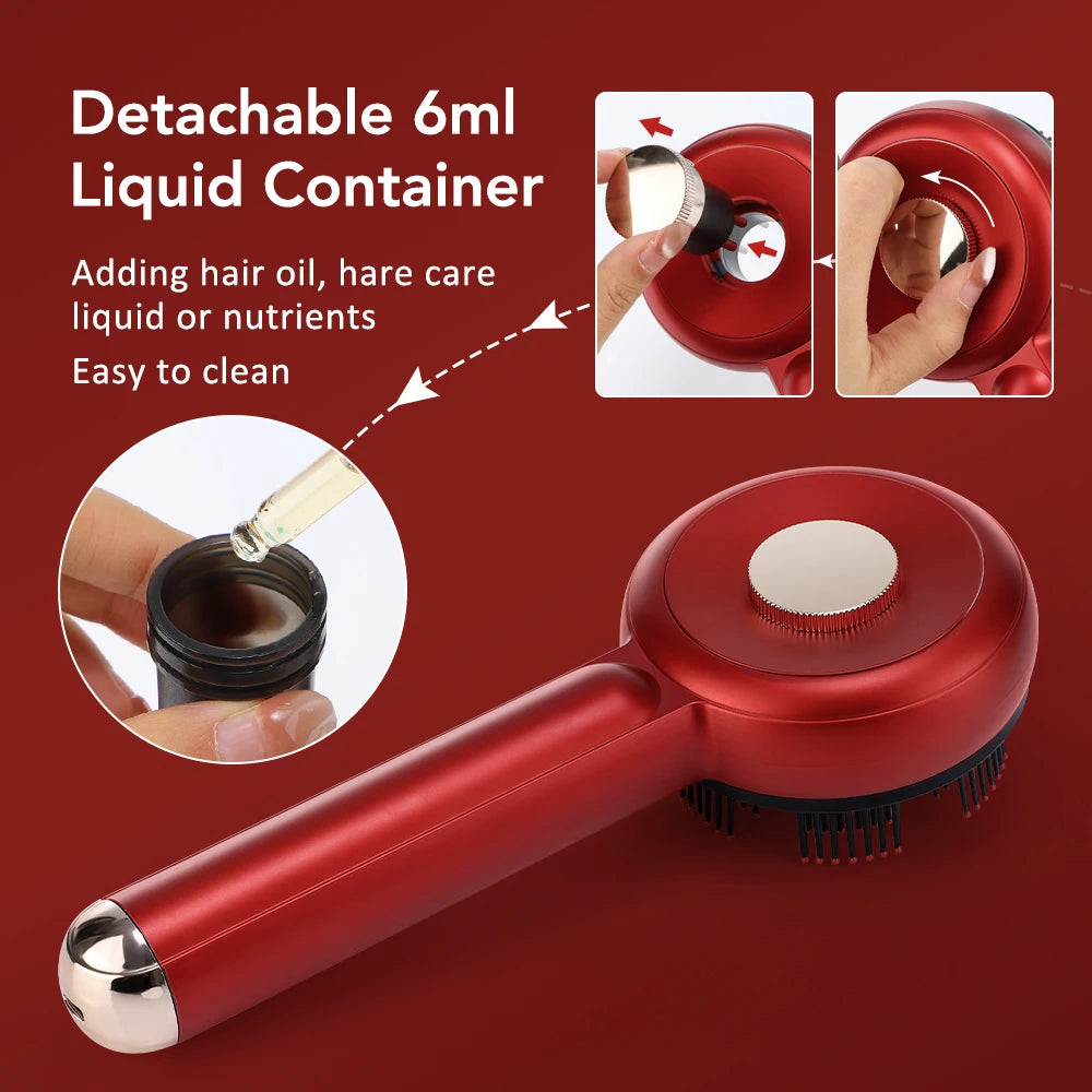 Serum-Dispensing Scalp Massage Comb