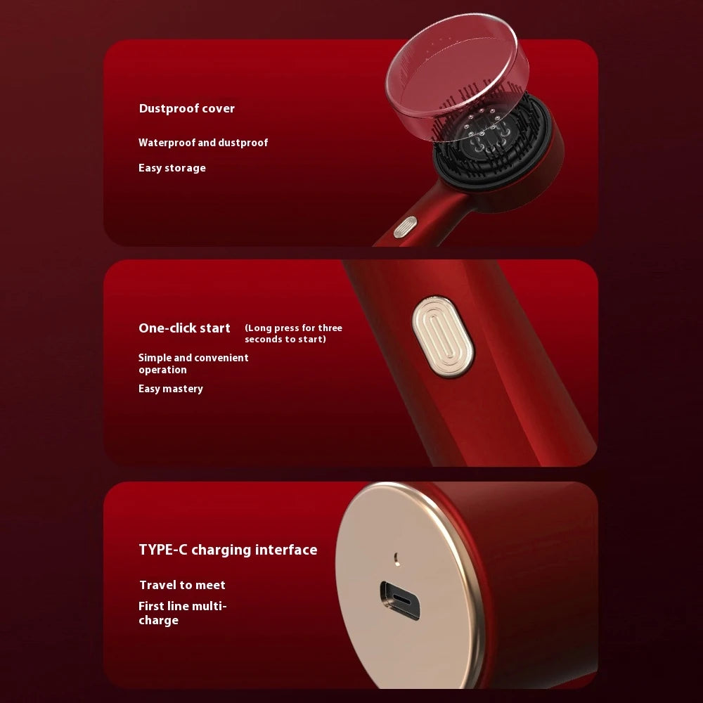Serum-Dispensing Scalp Massage Comb