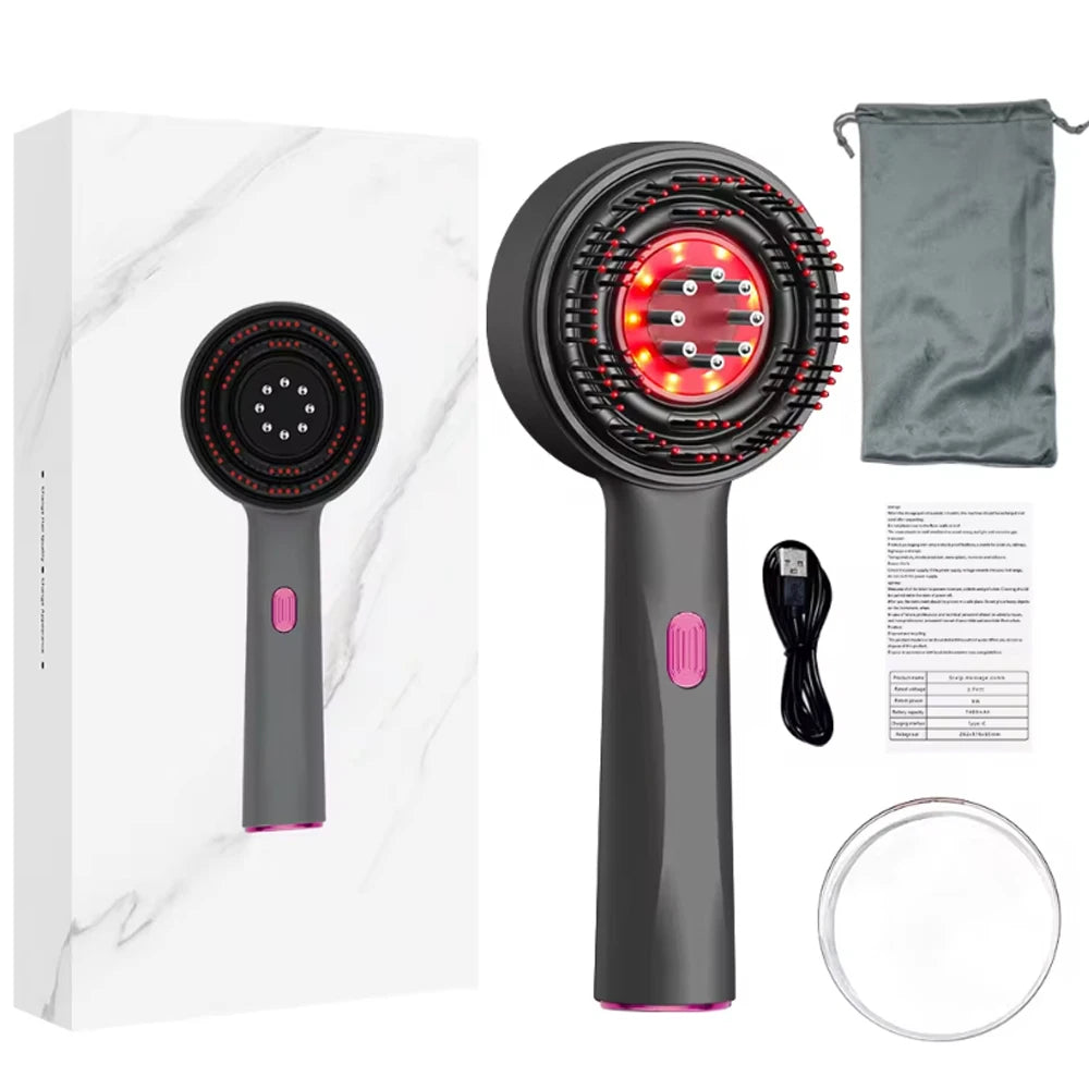 Serum-Dispensing Scalp Massage Comb