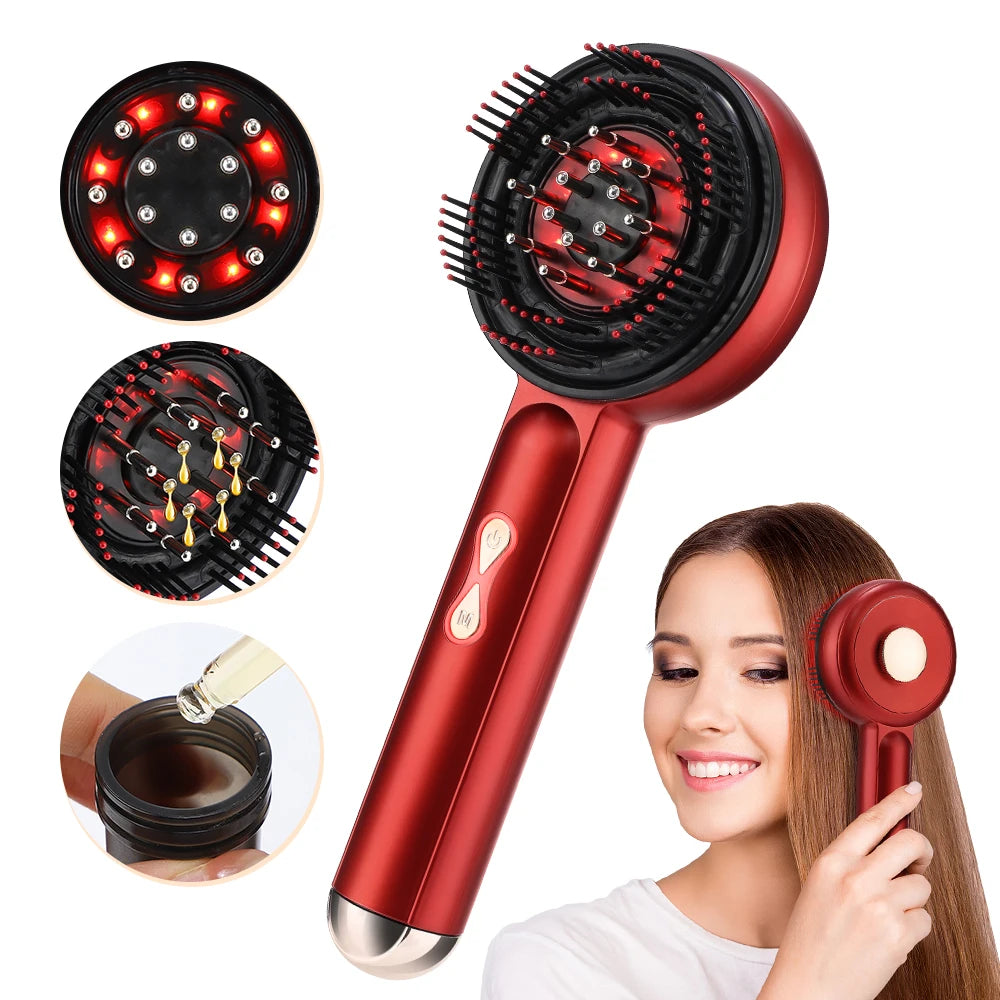 Serum-Dispensing Scalp Massage Comb