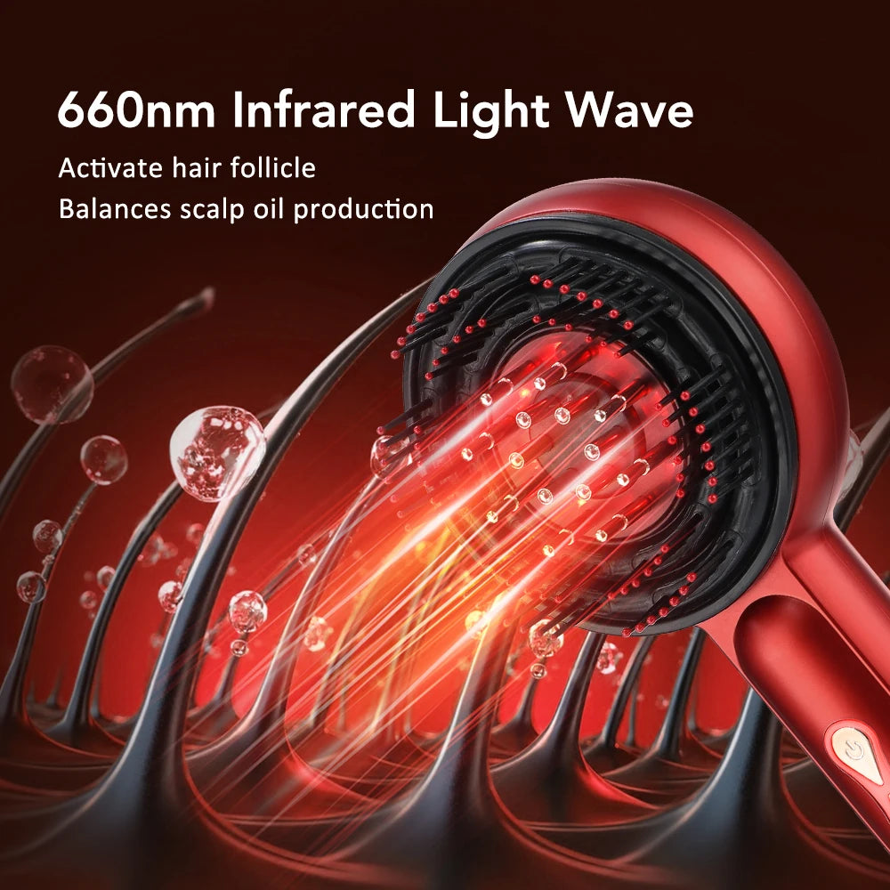 Serum-Dispensing Scalp Massage Comb