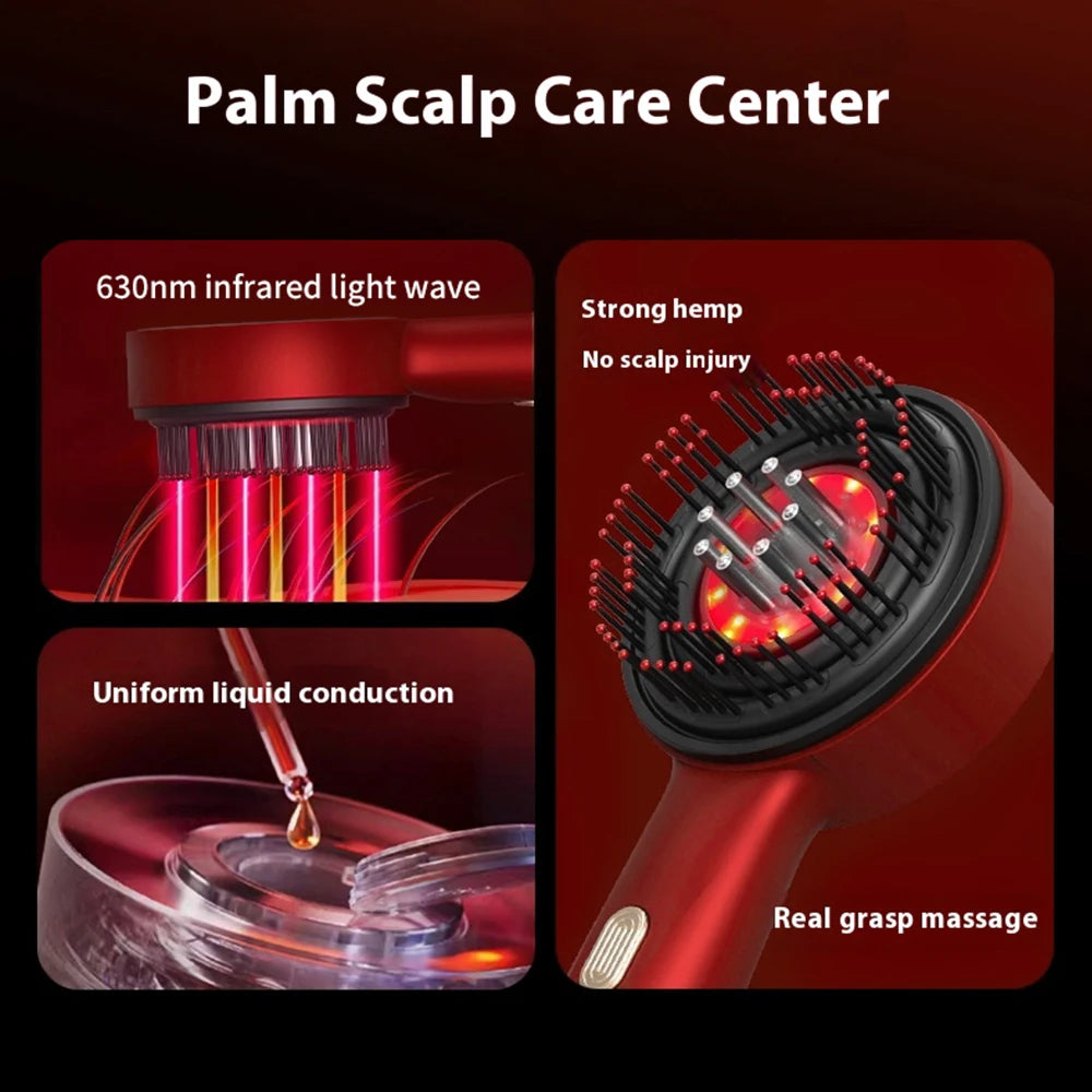 Serum-Dispensing Scalp Massage Comb