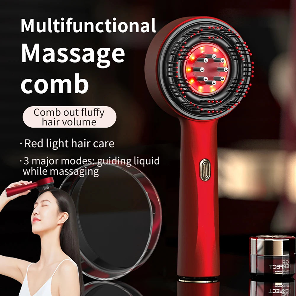 Serum-Dispensing Scalp Massage Comb