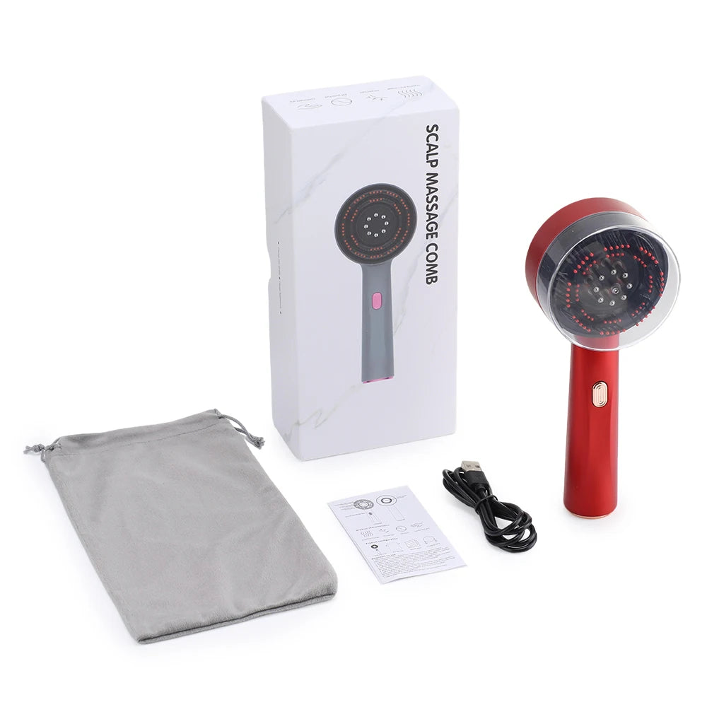 Serum-Dispensing Scalp Massage Comb