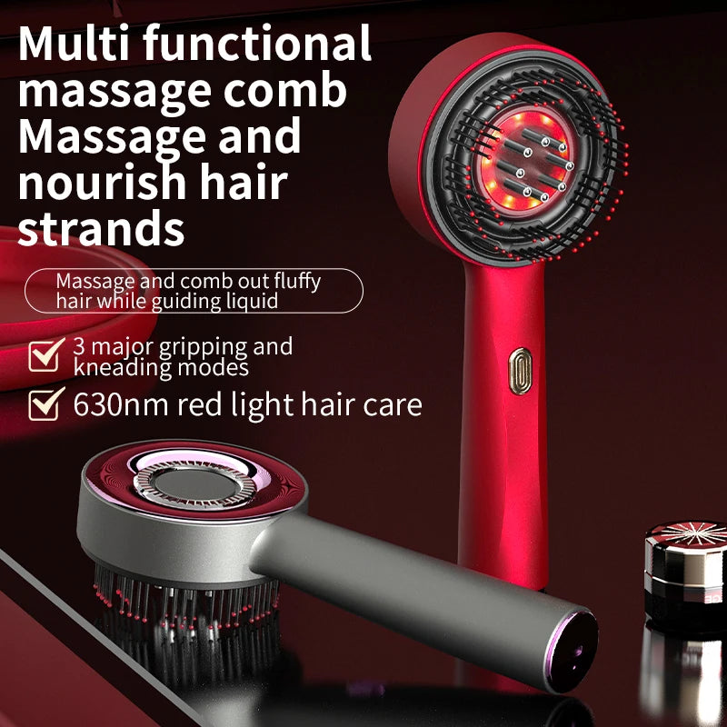Serum-Dispensing Scalp Massage Comb
