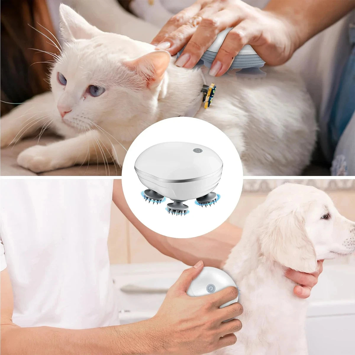 Cordless Deep-Kneading Scalp Massager