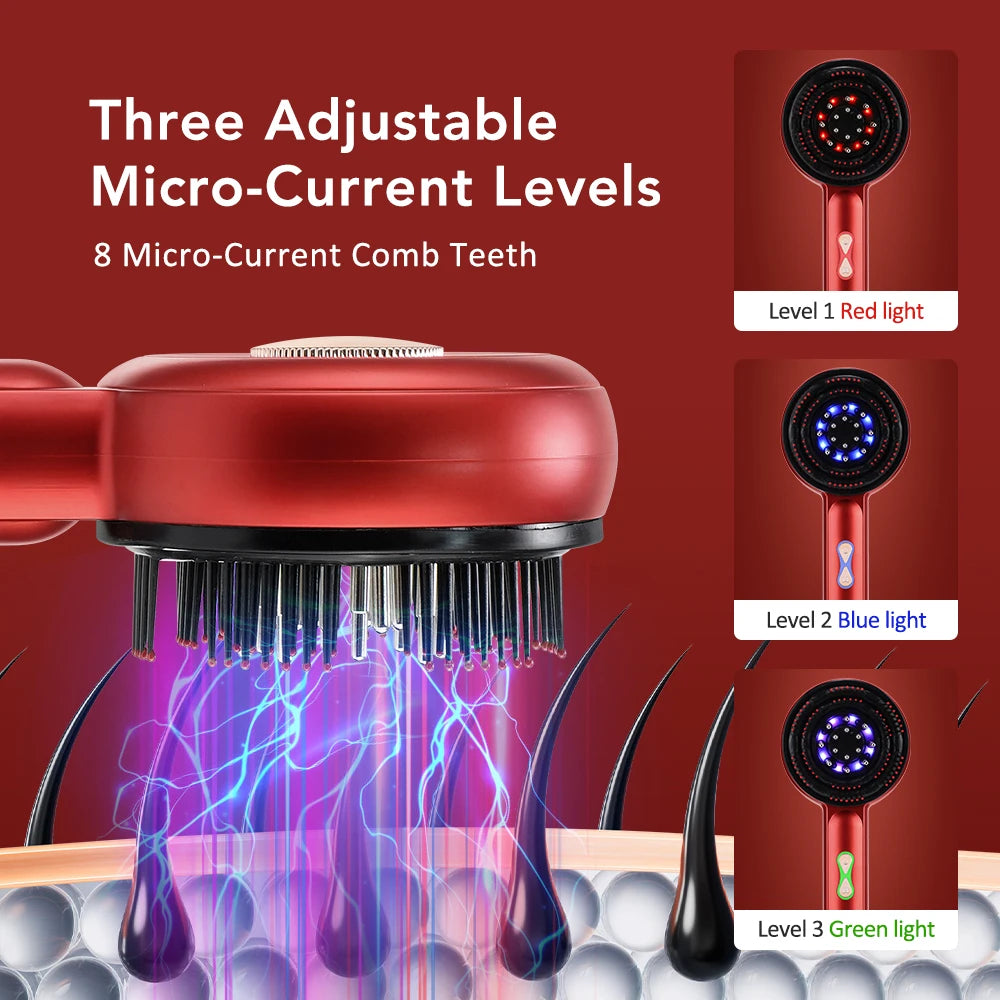 Serum-Dispensing Scalp Massage Comb