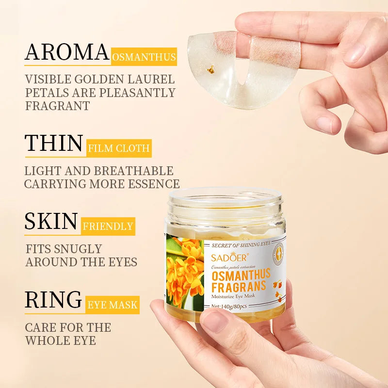 Osmanthus Cooling Eye Patches – 80 Pieces