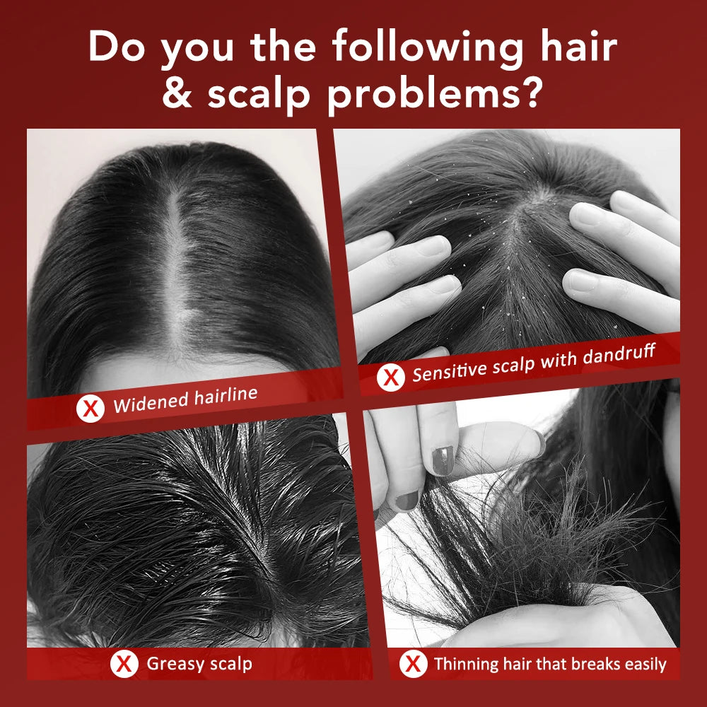 Serum-Dispensing Scalp Massage Comb