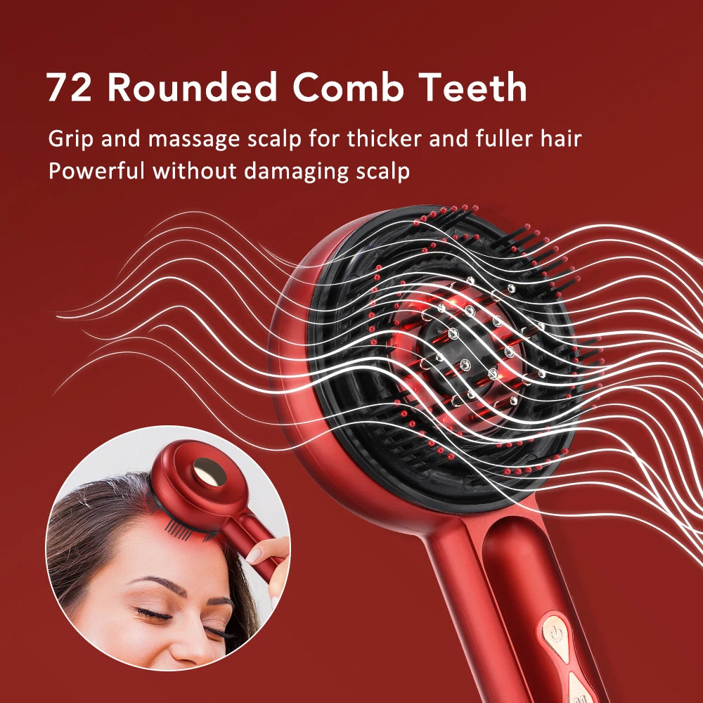 Serum-Dispensing Scalp Massage Comb