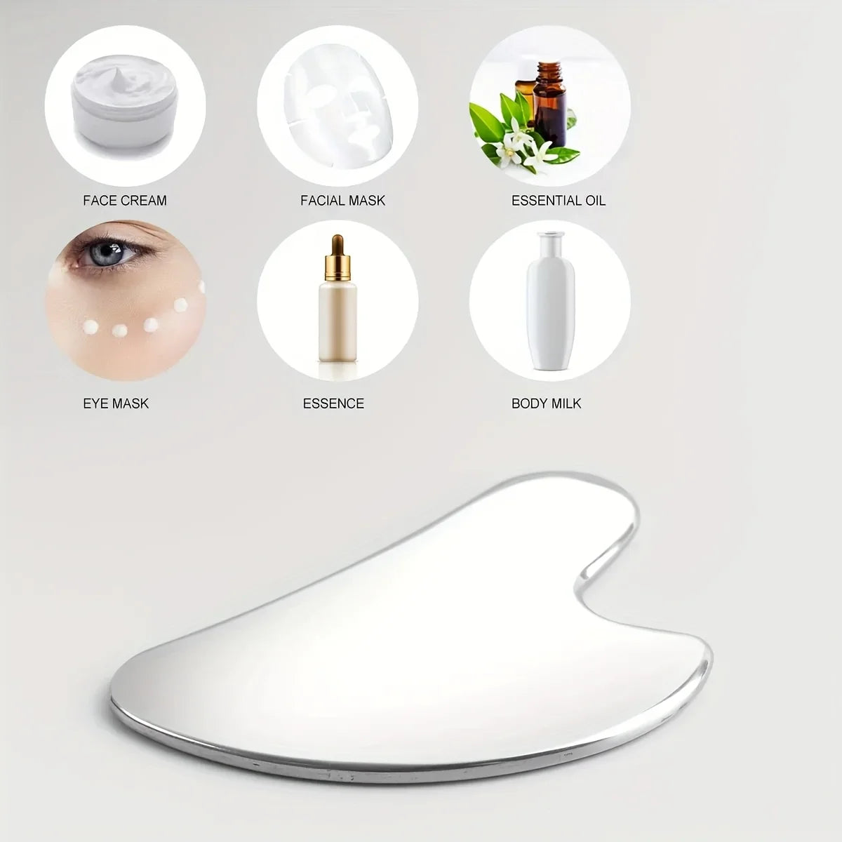 Stainless Steel Facial Gua Sha Tool