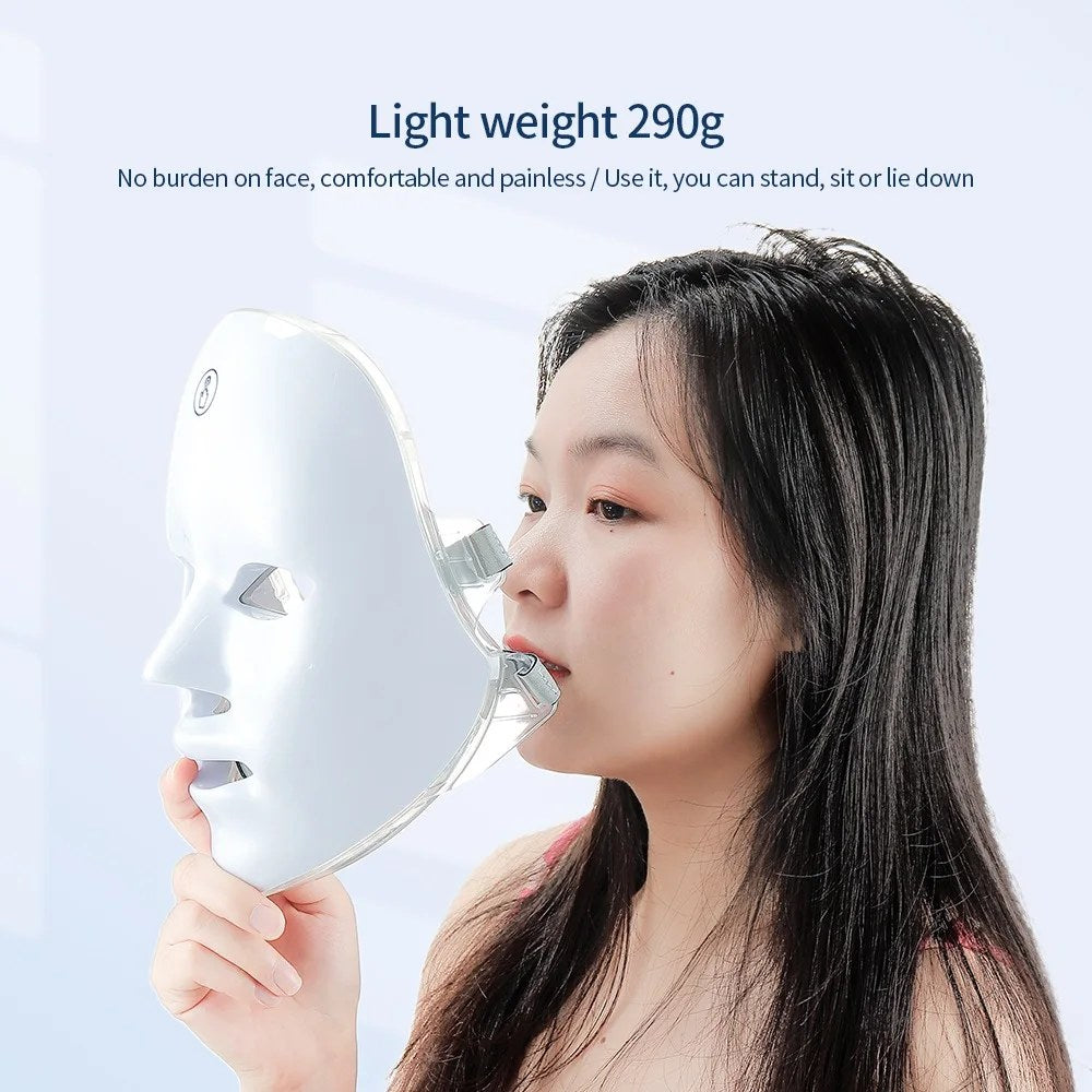 7-Color LED Facial Therapy Mask