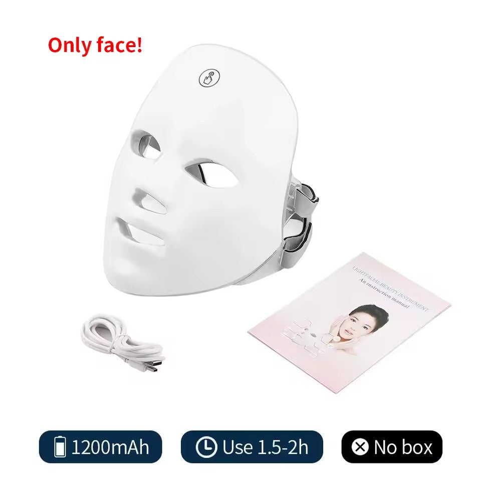 7-Color LED Facial Therapy Mask